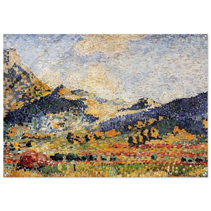 Les Petits, Montagnes Mauresques - Henri-Edmond Cross Acrylic Print - 70x100 cm / 28x40″ inches