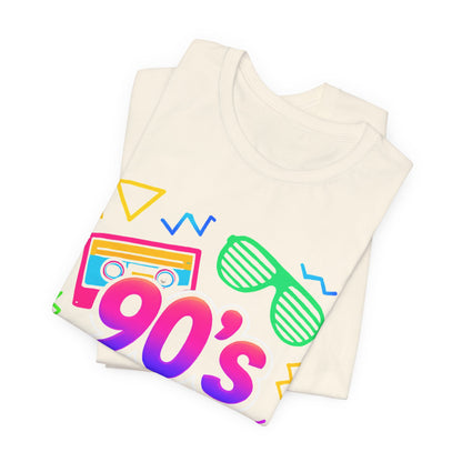Musica old school anni '90 - vibrazioni arcade Classico anni '90 Vintage. Anni '90 Retro Mi piacciono gli anni Novanta Maglietta
