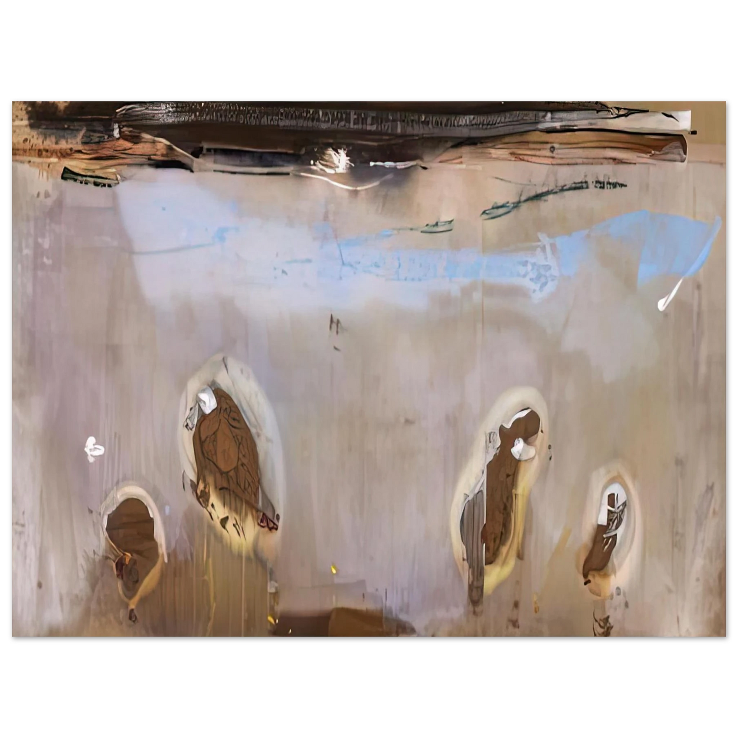 Helen Frankenthaler - Tethys, 1981- Wall Art - 28x40 inches / 70x70 cm - Canvas (Imperial) - -
