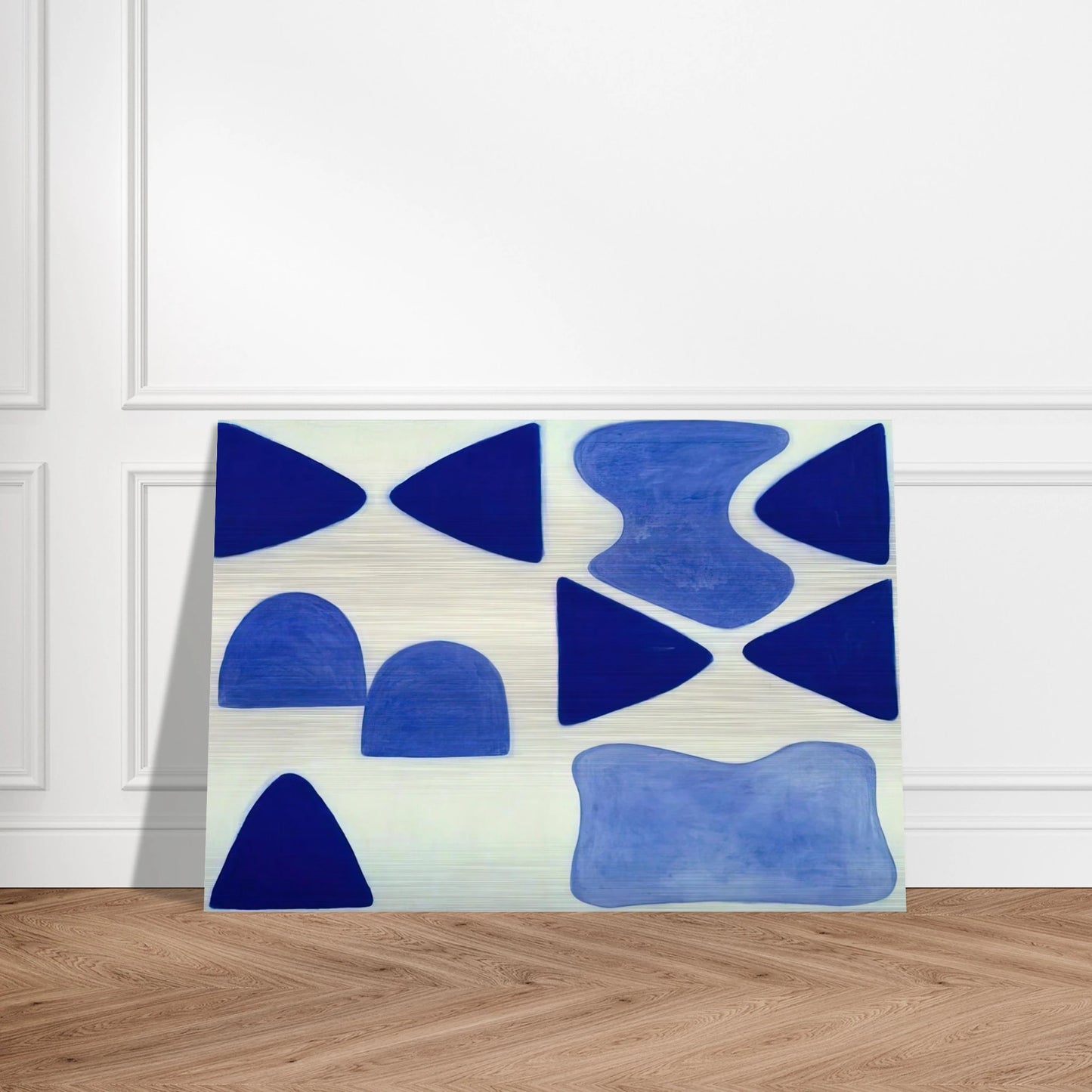 Berlin Blues 4 - 1965 - William Scott Brushed Aluminum Print - 70x100 cm / 28x40 inches | William Scott Aluminum Print | William Scott Prints