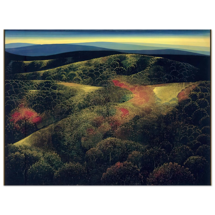 Eyvind Earle - Late October  75x100 cm / 30x40inches Fine Art Poster