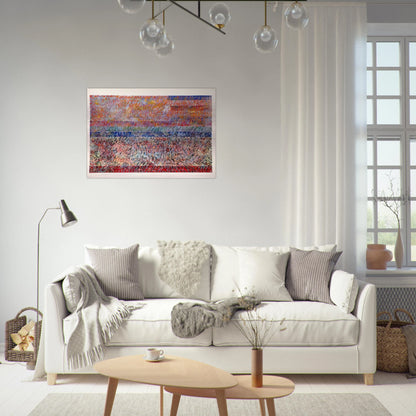 St. Albans - Sam Gilliam Brushed Aluminum Print - 70x100 cm / 28x40 inches | Sam Gilliam Aluminum Print | Sam Gilliam Prints