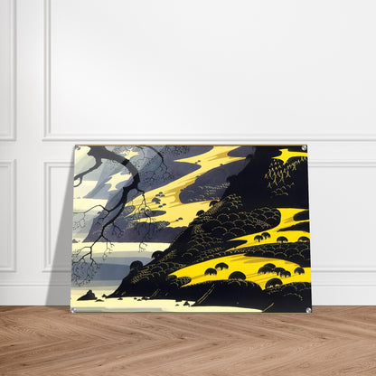 Coastal Fog - Eyvind Earle Acrylic Print - 70x100 cm / 28x40″ inches | Eyvind Earle Wall Art | Eyvind Earle Prints