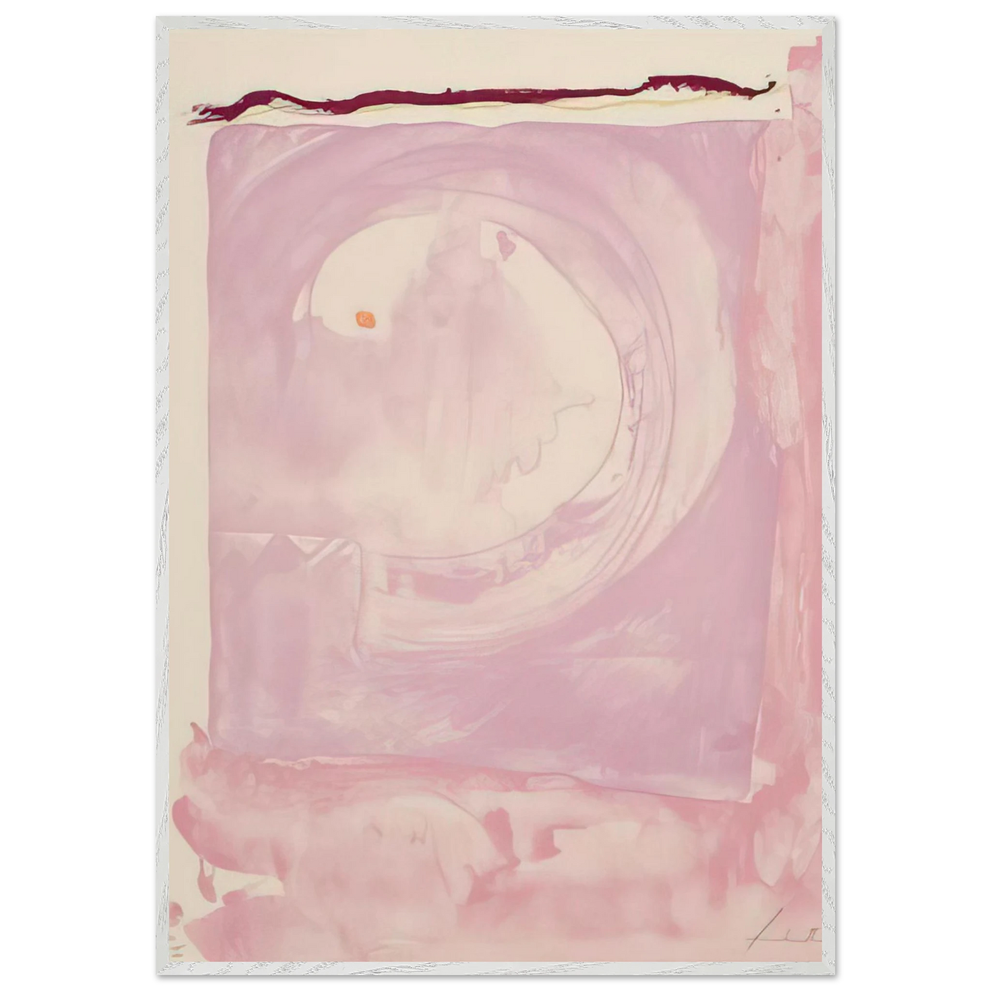 Helen Frankenthaler - Reflections IX - 1995 Wall art - 40x50 cm / 16x20 inches - Fine Art Poster - -