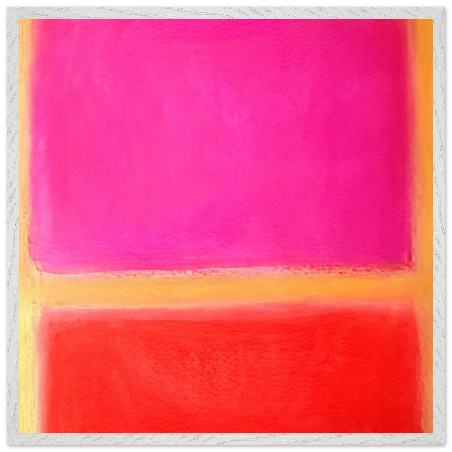 Helen Frankenthaler - Untitled - Color Field Painting Wall art - 50x50 cm / 20x20 inches - Premium Wooden Framed Poster With Fine Art Paper - Black frame
