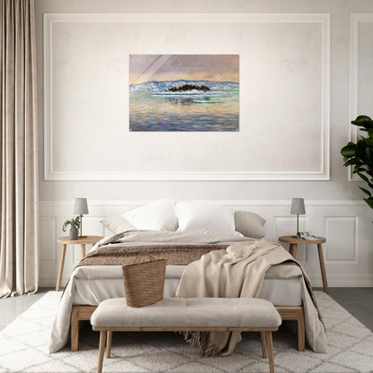The Fjord, near Christiania - claude monet Acrylic Print - 70x100 cm / 28x40″ inches | claude monet Wall Art | claude monet Prints