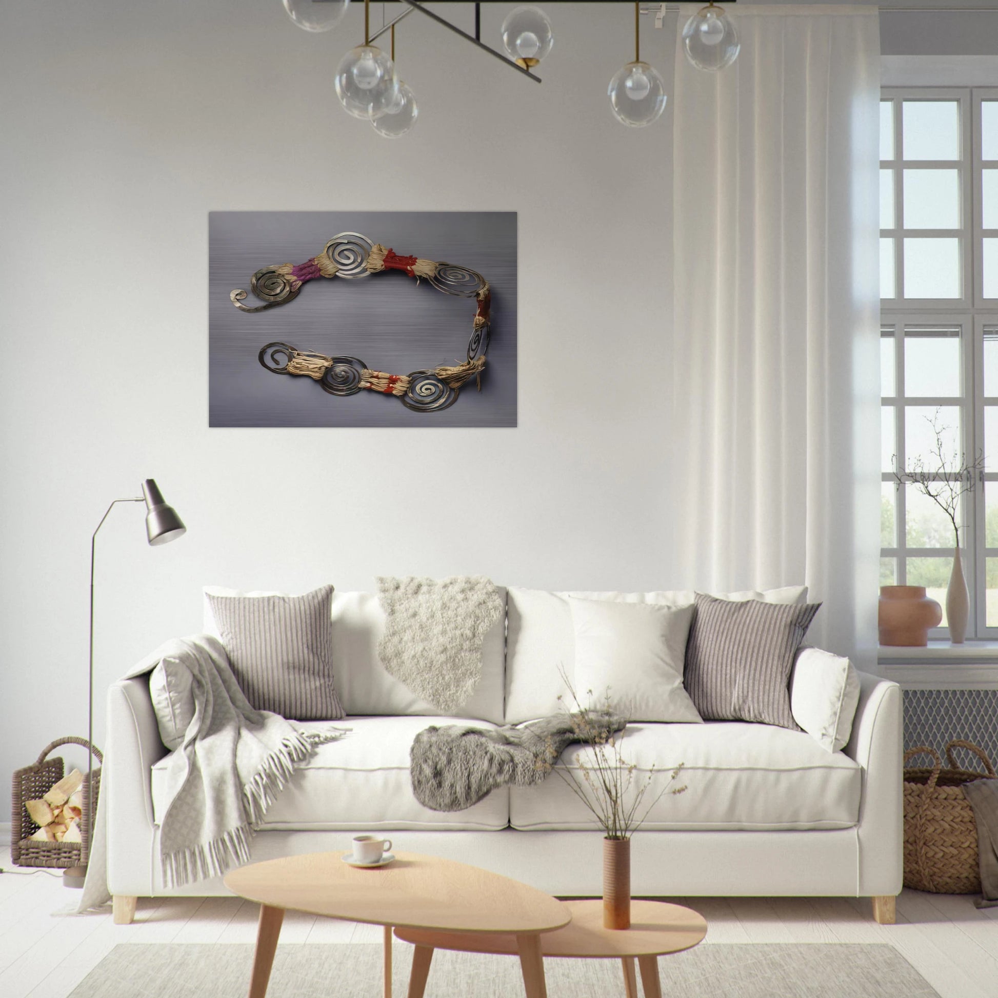 BELT 1935 - Alexander Calder Brushed Aluminum Print - 70x100 cm / 28x40 inches | Alexander Calder Aluminum Print | Alexander Calder Prints