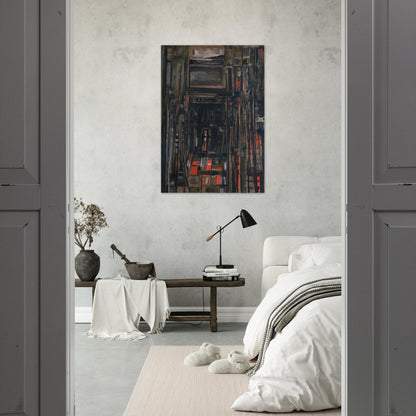 Le theatre PIrandello - 1976 - Maria Helena Vieira da Silva Brushed Aluminum Print - 70x100 cm / 28x40 inches | Maria Helena Vieira da Silva Aluminum Print | Maria Helena Vieira da Silva Prints