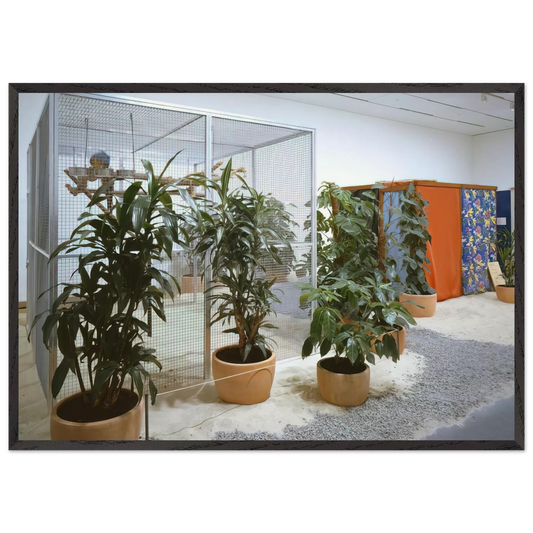 Tropicalia Penetrables PN 2 Purity is a myth and PN 3 Imagetical - Helio Oiticica Framed Art Print – Black Wooden Frame - Default Title - -Framed Art Print