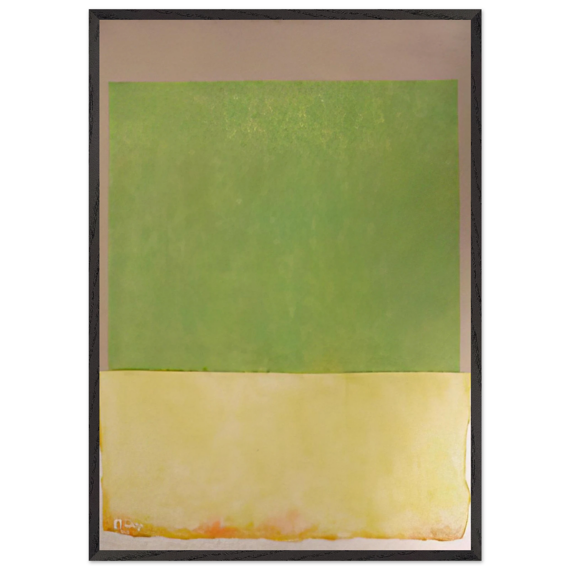 Sunbox - 1966 - Theodoros Stamos Framed Art Print – Black Wooden Frame - Default Title - -Framed Art Print