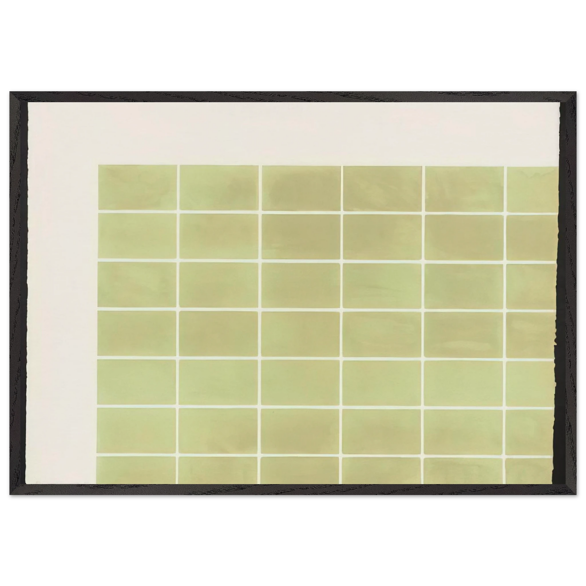 Zapruder Green - 1968 - Mark Lancaster Framed Art Print – Black Wooden Frame - Default Title - -Framed Art Print