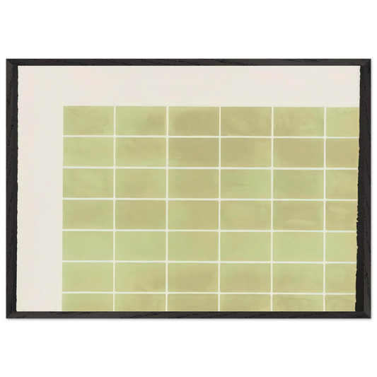 Zapruder Green - 1968 - Mark Lancaster Framed Art Print – Black Wooden Frame - Default Title - -Framed Art Print