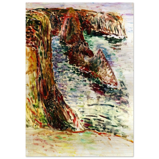 BELLE ILE EN MER 1897 - Henri Matisse Brushed Aluminum Print - 70x100 cm / 28x40 inches | Henri Matisse Aluminum Print | Henri Matisse Prints