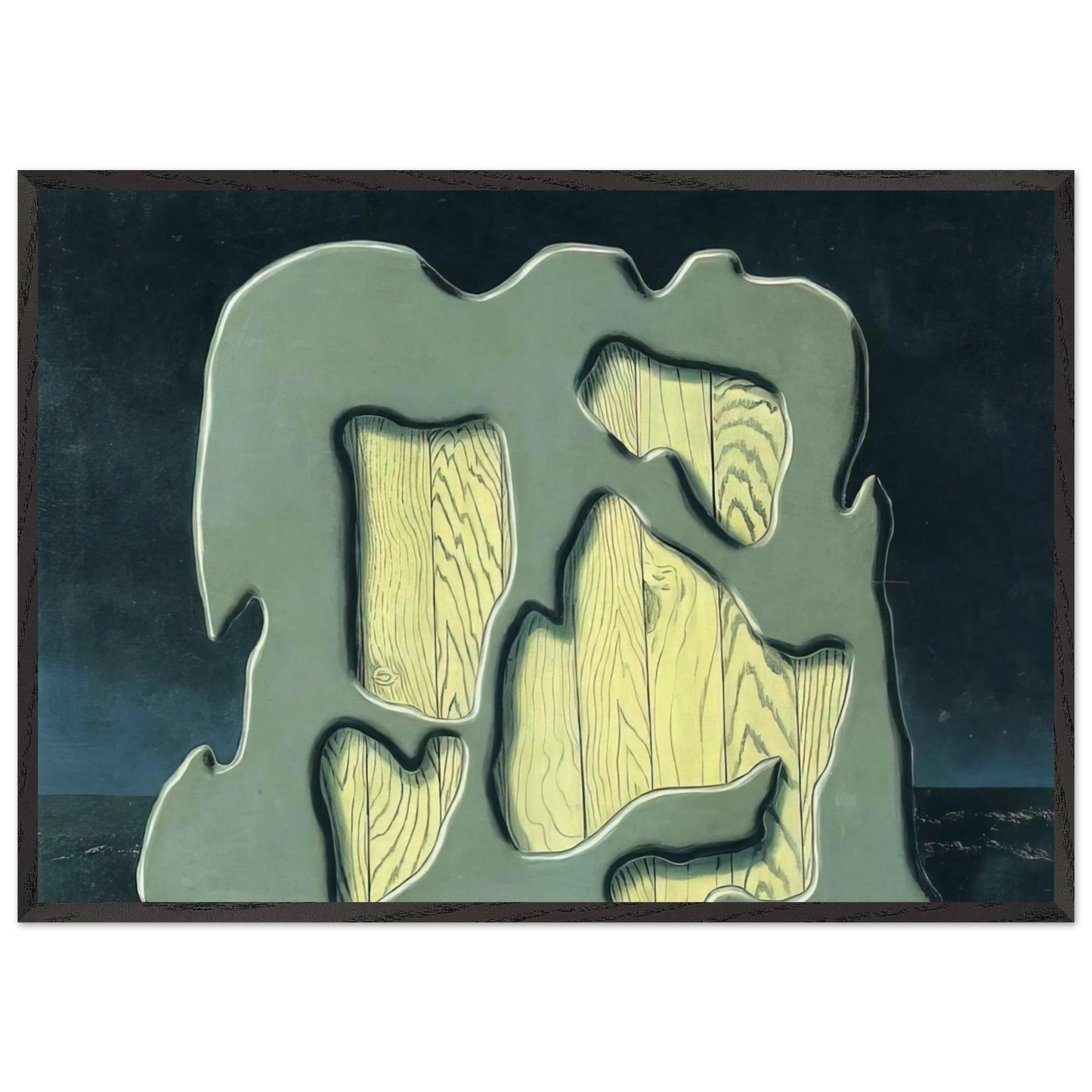 IMP OF THE PERVERSE 1927 - Rene Magritte Framed Art Print – Black Wooden Frame - Default Title - -Framed Art Print