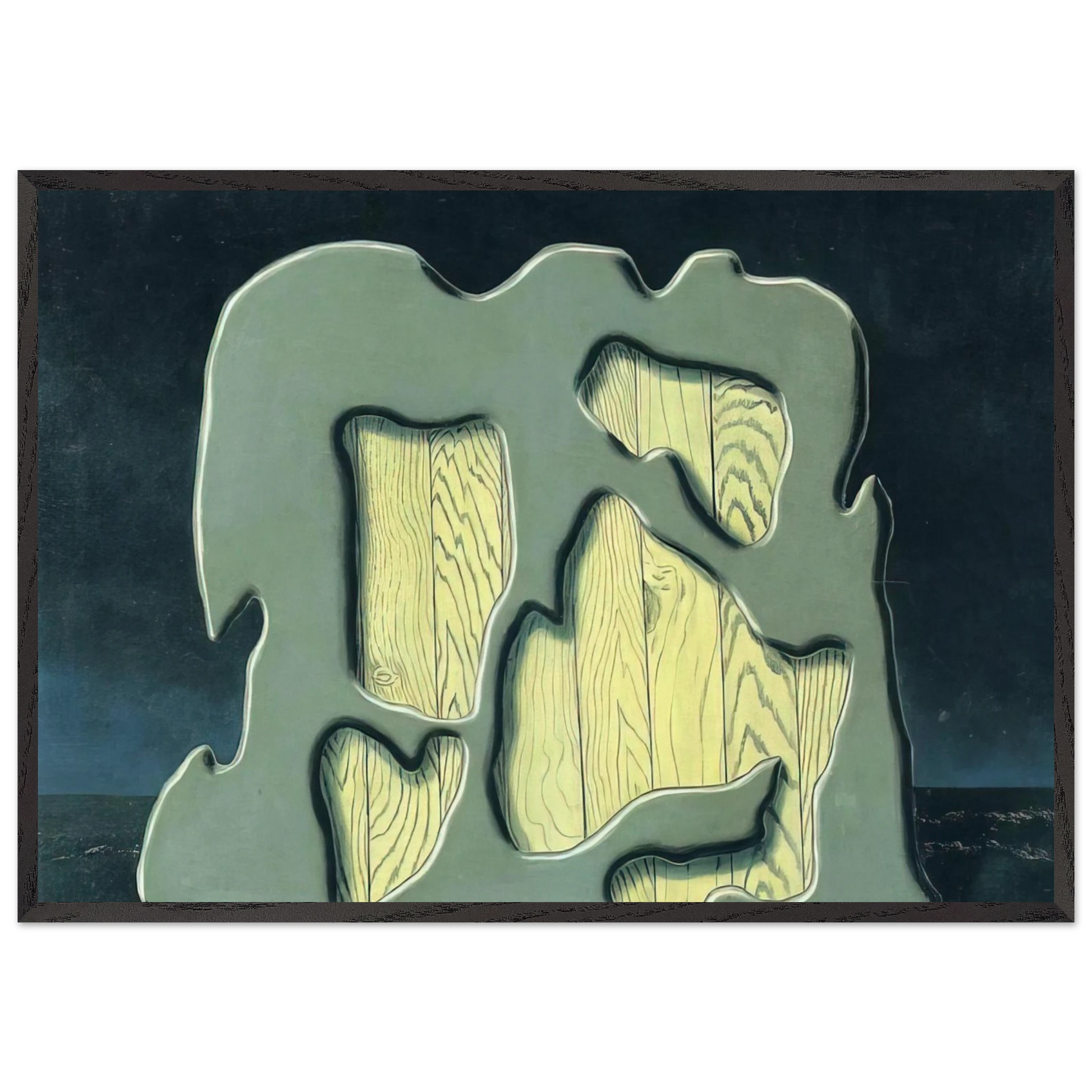 IMP OF THE PERVERSE 1927 - Rene Magritte Framed Art Print – Black Wooden Frame - Default Title - -Framed Art Print