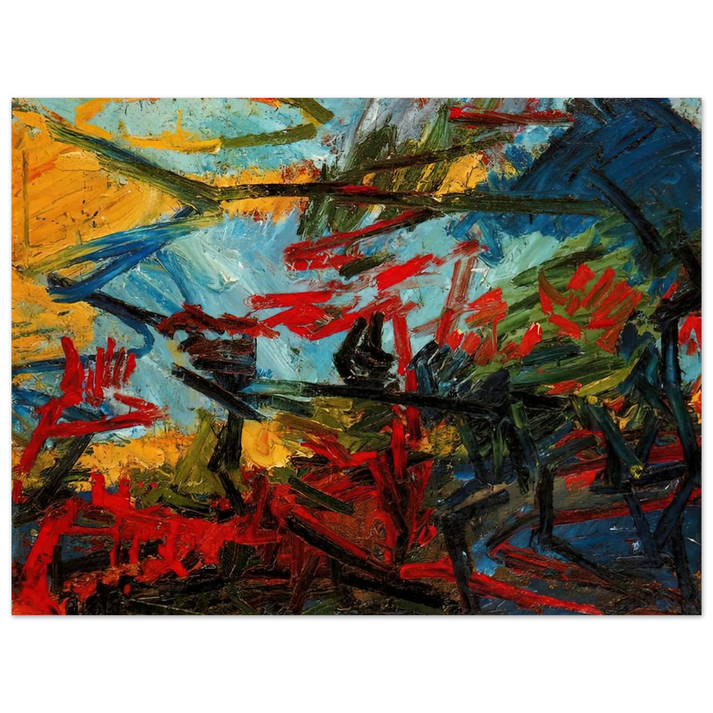 Frank Auerbach - BACCHUS AND ARIADNE  75x100 cm / 30x40inches Fine Art Poster