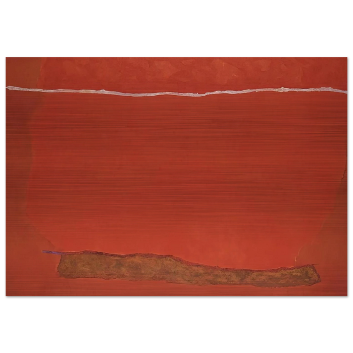 Infinity Field, Lefkada Series - Color Field Painting - Theodoros Stamos Brushed Aluminum Print - 70x100 cm / 28x40 inches | Theodoros Stamos Aluminum Print | Theodoros Stamos Prints