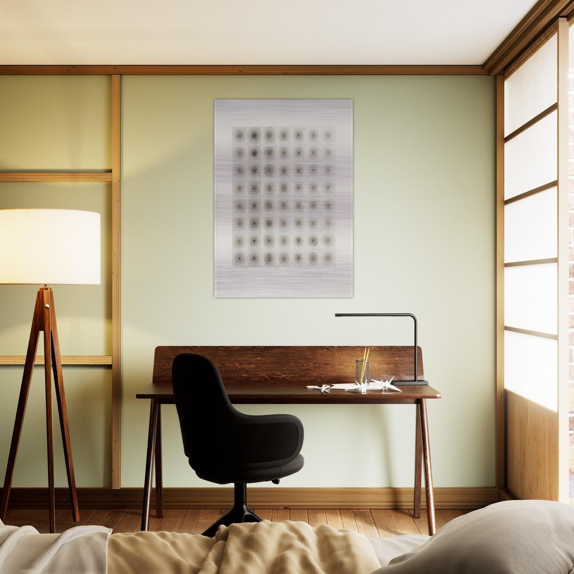 UNTITLED 1966 - Eva Hesse Brushed Aluminum Print - 70x100 cm / 28x40 inches | Eva Hesse Aluminum Print | Eva Hesse Prints