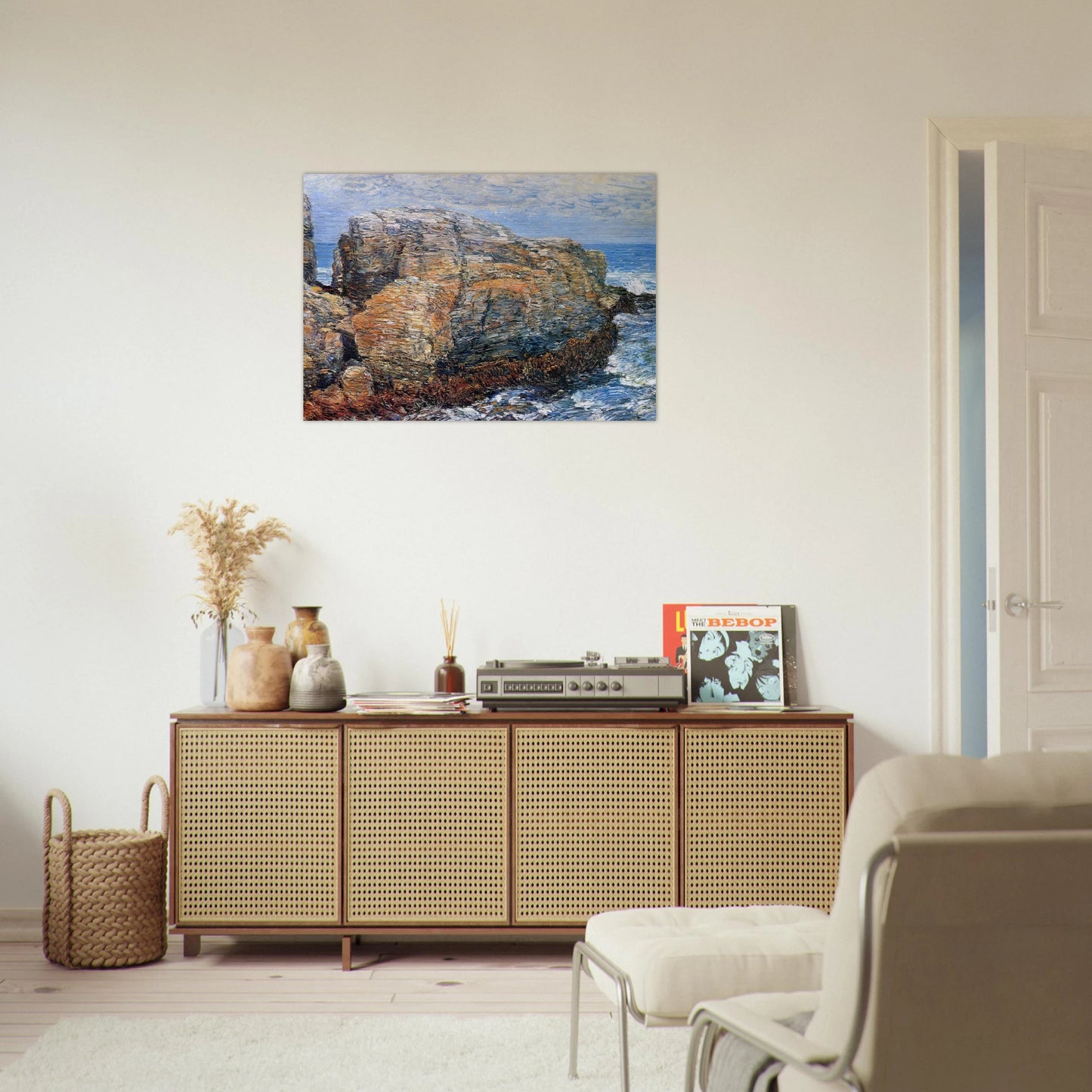 Sylph's Rock - Childe Hassam Brushed Aluminum Print - 70x100 cm / 28x40 inches | Childe Hassam Aluminum Print | Childe Hassam Prints