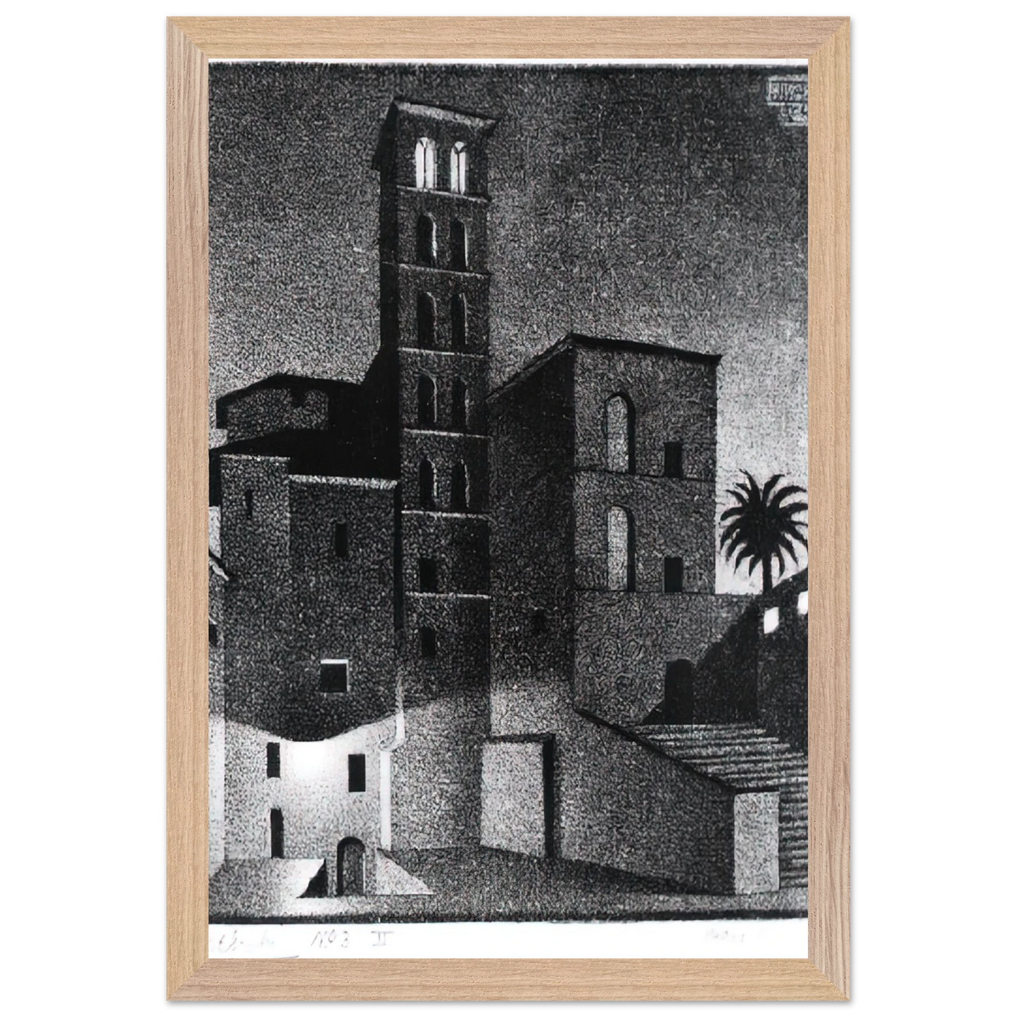 MC Escher - ESCHER (27) Wall Art - 60x80 cm / 24x32 inches - Fine Art Poster - -
