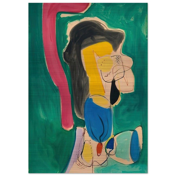 The Mannequin - Hans Hofmann Brushed Aluminum Print - 70x100 cm / 28x40 inches | Hans Hofmann Aluminum Print | Hans Hofmann Prints