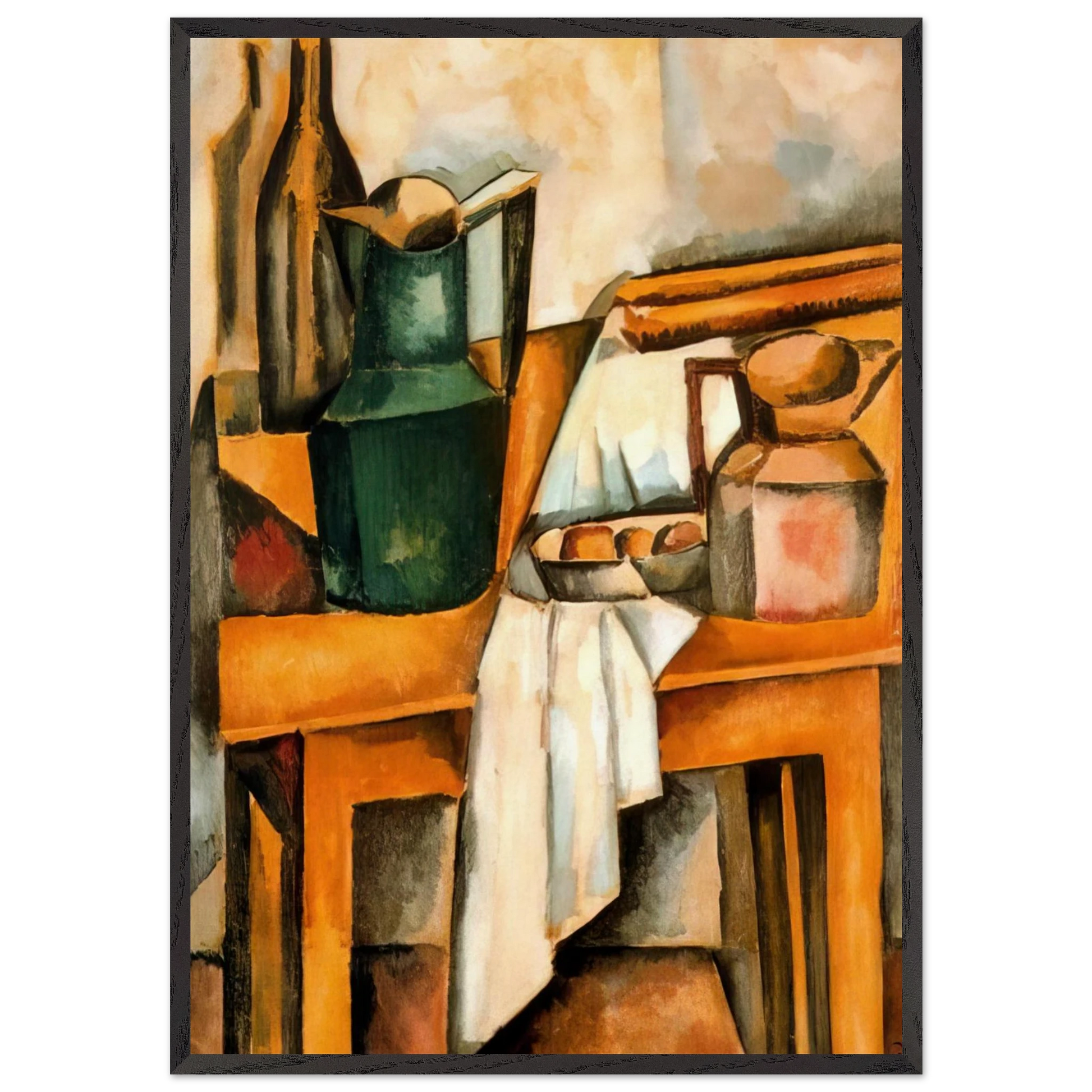 STILL LIFE 1910 - Andre Derain Framed Art Print – Black Wooden Frame - Default Title - -Framed Art Print
