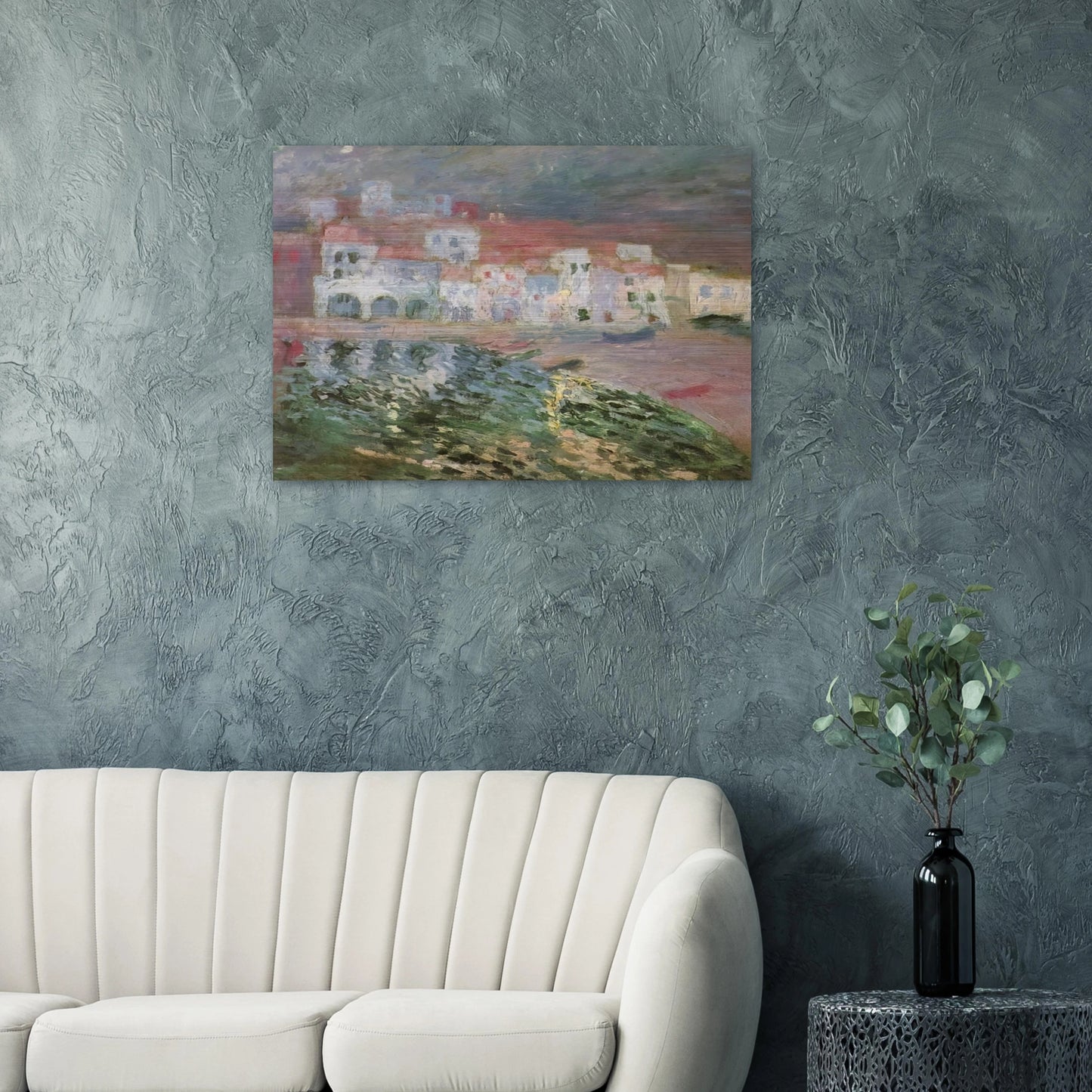 PORT ALGUER 1 - Salvador Dali Brushed Aluminum Print - 70x100 cm / 28x40 inches | Salvador Dali Aluminum Print | Salvador Dali Prints
