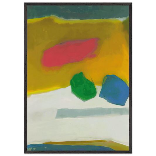 HARRIET 1984 - Esteban Vicente Framed Art Print – Black Wooden Frame - Default Title - -Framed Art Print