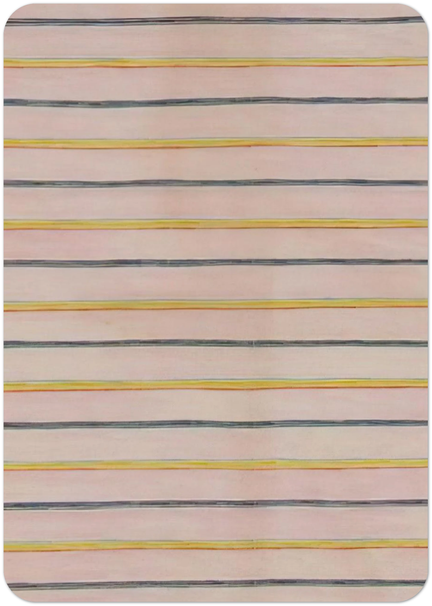 Pin Stripes - 1960 By Gene Davis Pack of 10 Post Cards | Gene Davis Post Cards | A6 (10.5 x 14.8 cm) - 4.1 x 5.8 inches