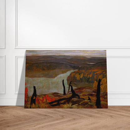 October Morning, Algoma Wartz Lake - 1920 - A.Y. Jackson Brushed Aluminum Print - 70x100 cm / 28x40 inches | A.Y. Jackson Aluminum Print | A.Y. Jackson Prints