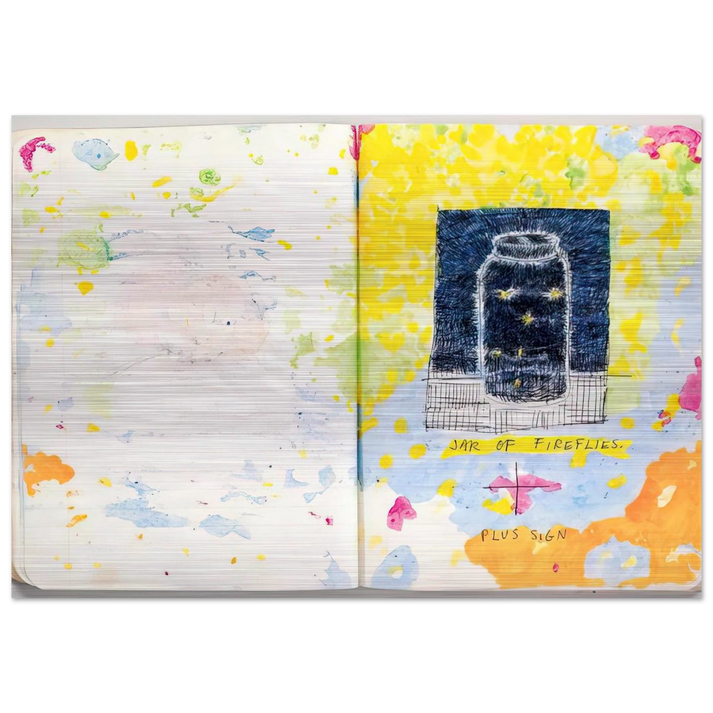 Untitled Composition notebook detail - 1977 - Paul Thek Brushed Aluminum Print - 70x100 cm / 28x40 inches | Paul Thek Aluminum Print | Paul Thek Prints