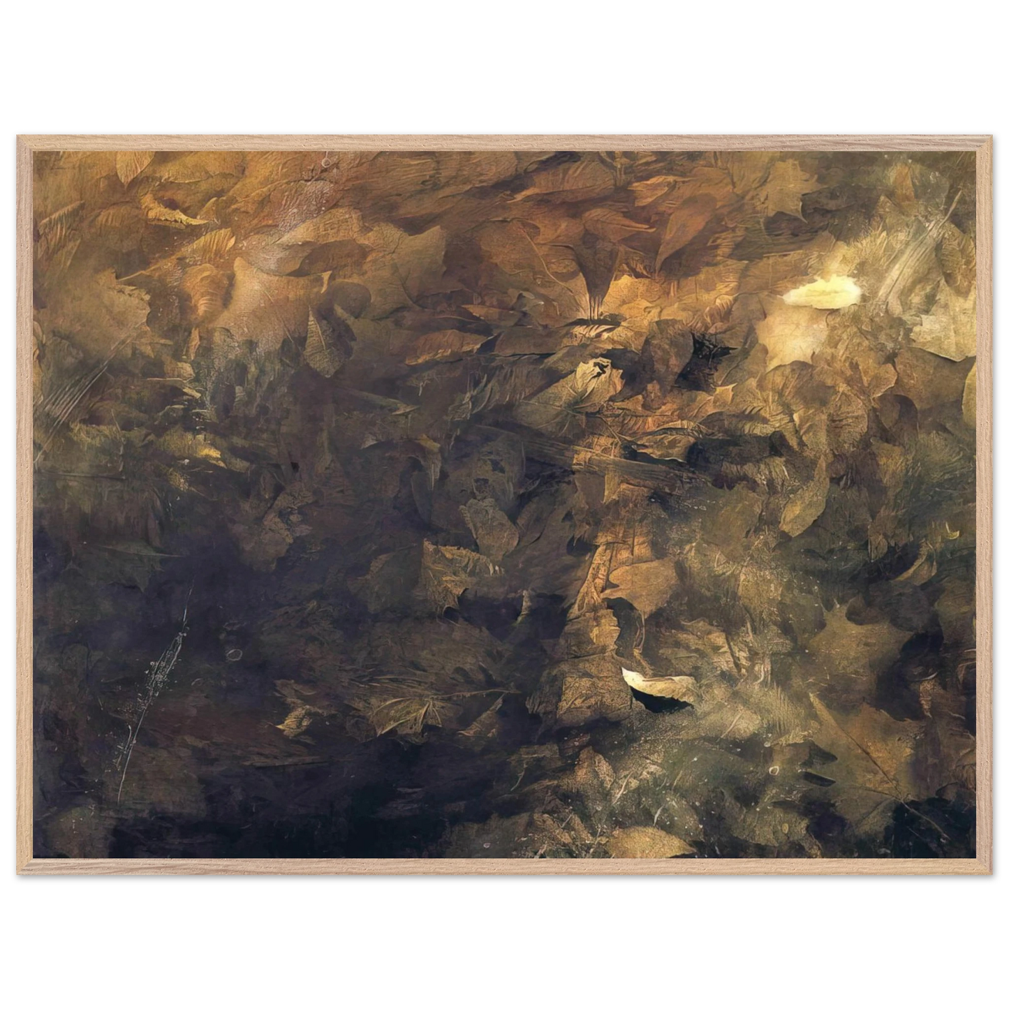 Andrew Wyeth - THIN ICE Wall Art - 30x40 cm / 12x16 inches - Premium Wooden Framed Poster With Fine Art Paper - Black frame