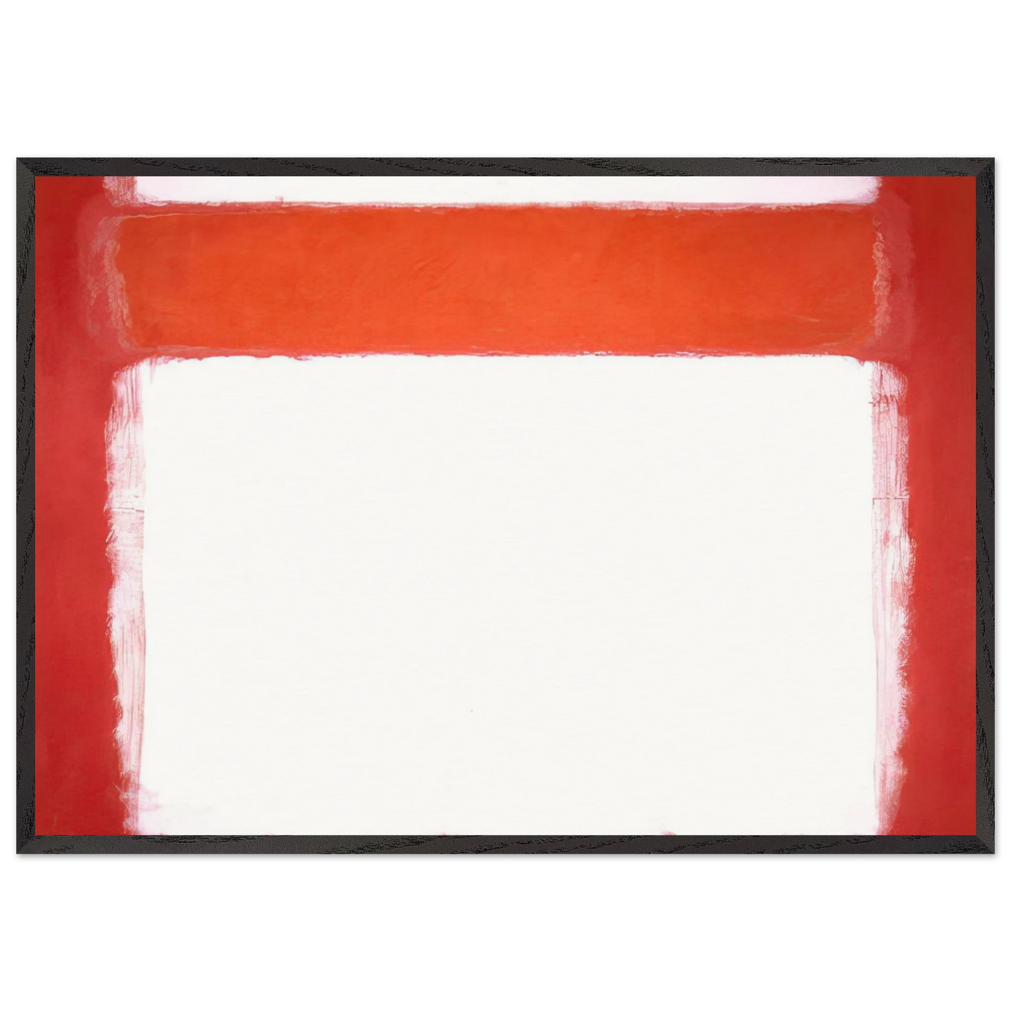 No 16 - 1957 - Mark Rothko Framed Art Print – Black Wooden Frame - Default Title - -Framed Art Print