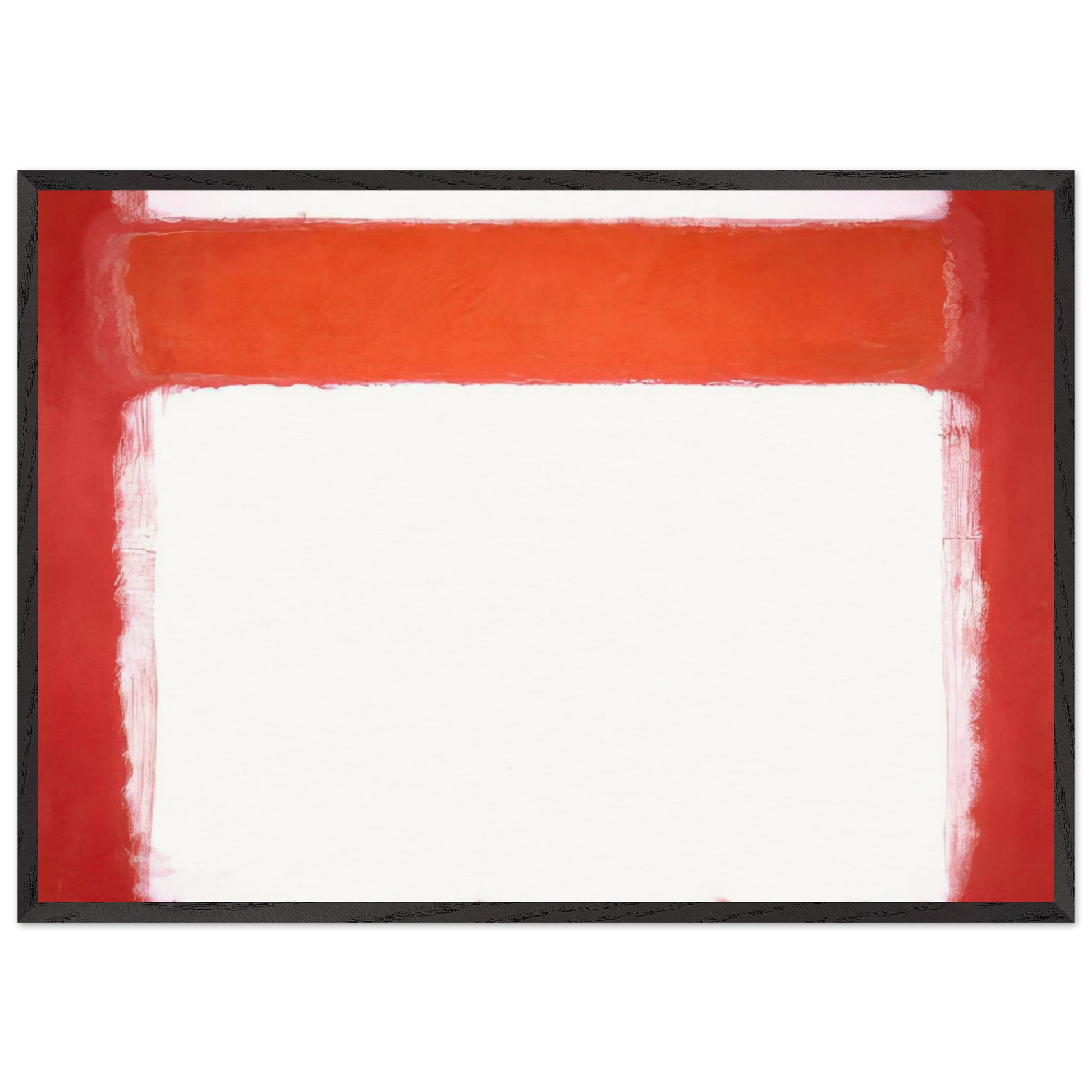 No 16 - 1957 - Mark Rothko Framed Art Print – Black Wooden Frame - Default Title - -Framed Art Print