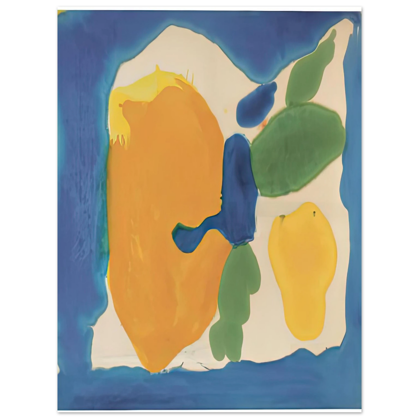Helen Frankenthaler - Provincetown Window, 1963-64- Wall Art - 21x29.7 cm / 8x12" - Fine Art Poster - -