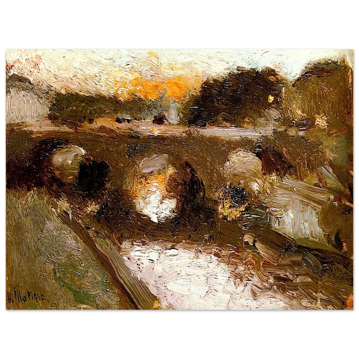 Henri Matisse - PONT SAINT MICHEL PARIS 1895  75x100 cm / 30x40inches Fine Art Poster