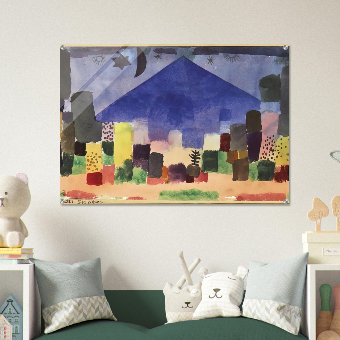 MOUNT NIESEN 1915 - Paul Klee Acrylic Print - 70x100 cm / 28x40″ inches