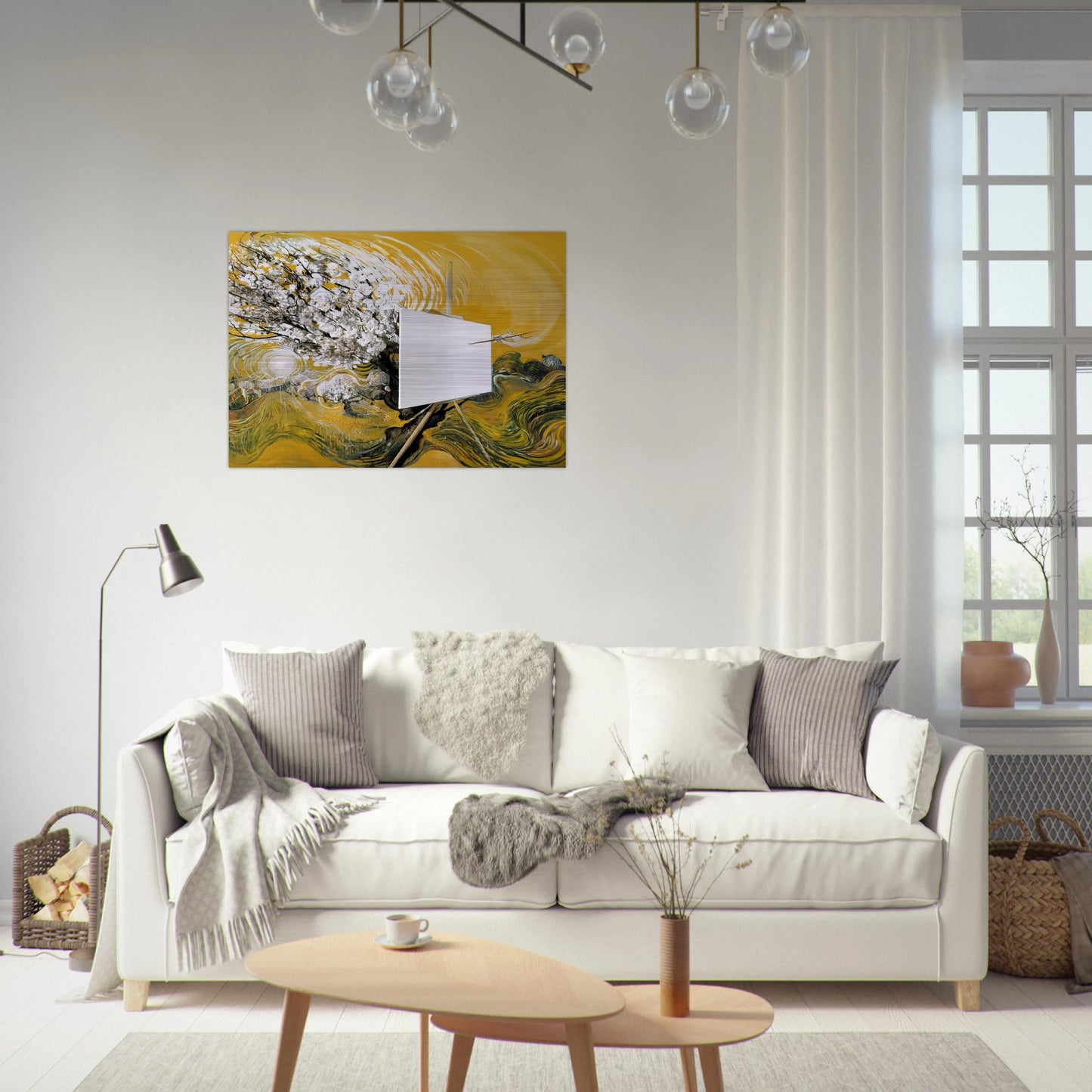 The Blossom Tree - 1982 - Brett Whiteley Brushed Aluminum Print - 70x100 cm / 28x40 inches | Brett Whiteley Aluminum Print | Brett Whiteley Prints