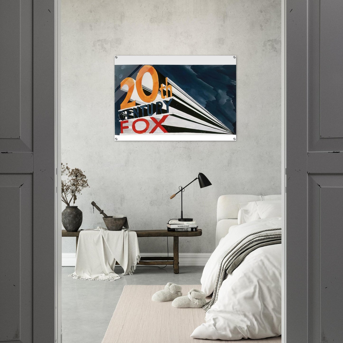 20TH CENTURY FOX 1962 - Edward Ruscha Acrylic Print - 70x100 cm / 28x40″ inches | Edward Ruscha Wall Art | Edward Ruscha Prints