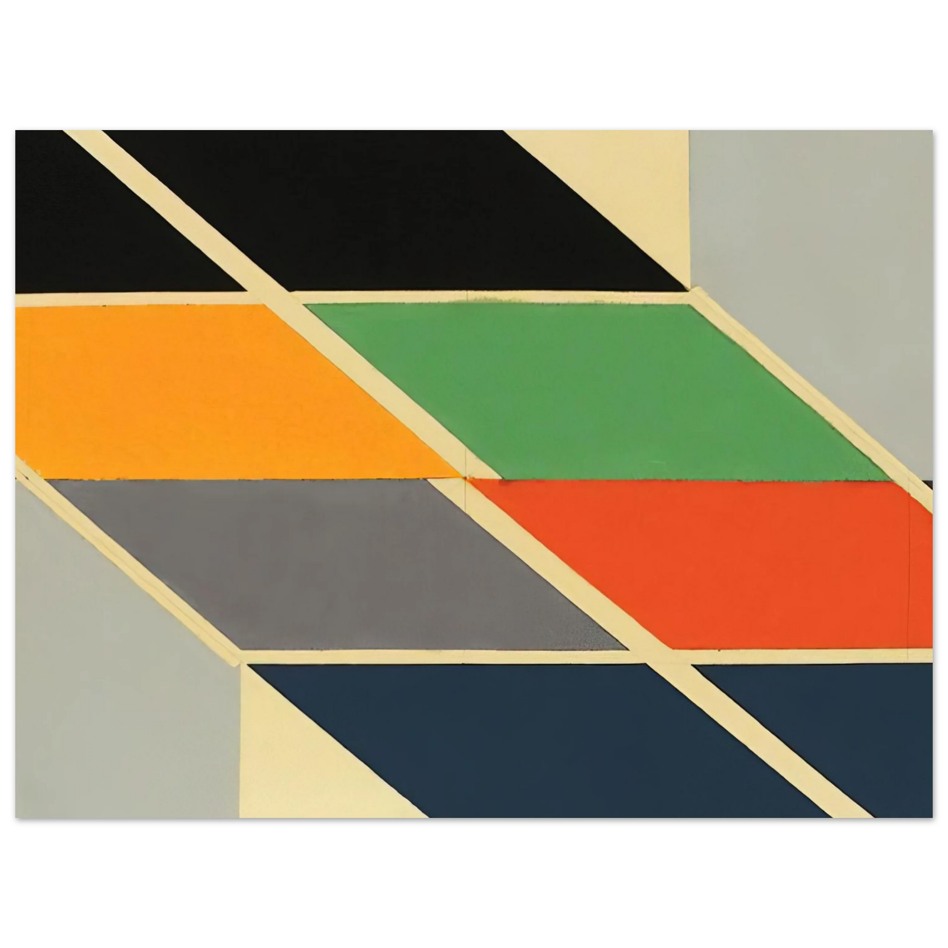 Larry Zox - Big Bang Series - 1966 Fine Art Poster - Default Title
