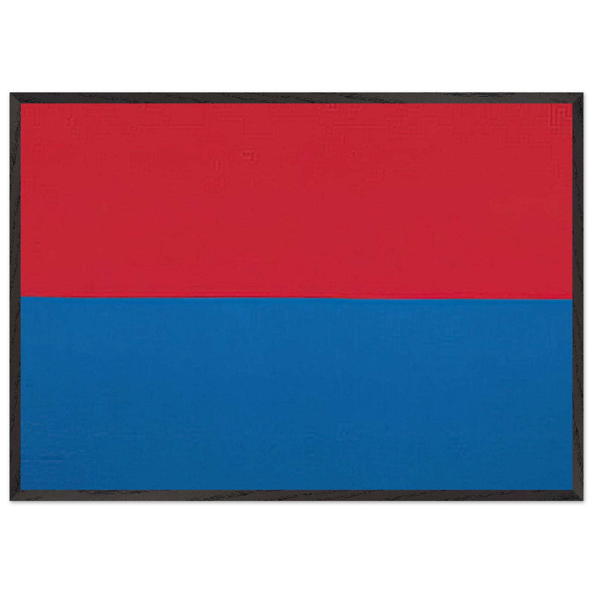 Untitled - Color Field Painting N3 - Blinky Palermo Framed Art Print – Black Wooden Frame - Default Title - -Framed Art Print