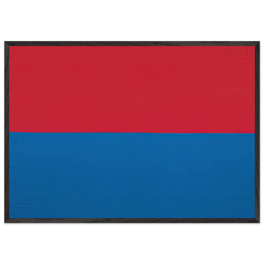 Untitled - Color Field Painting N3 - Blinky Palermo Framed Art Print – Black Wooden Frame - Default Title - -Framed Art Print