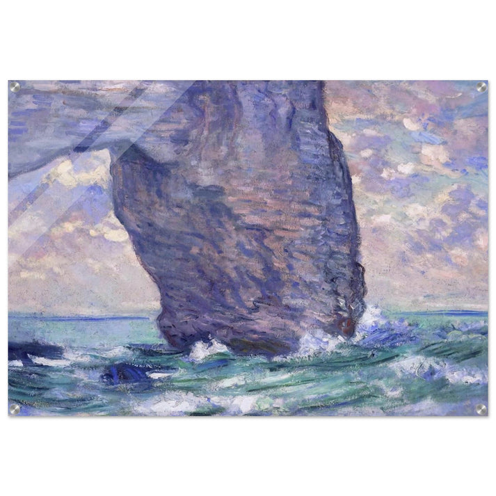 The Manneport, Seen from Below - claude monet Acrylic Print - 70x100 cm / 28x40″ inches