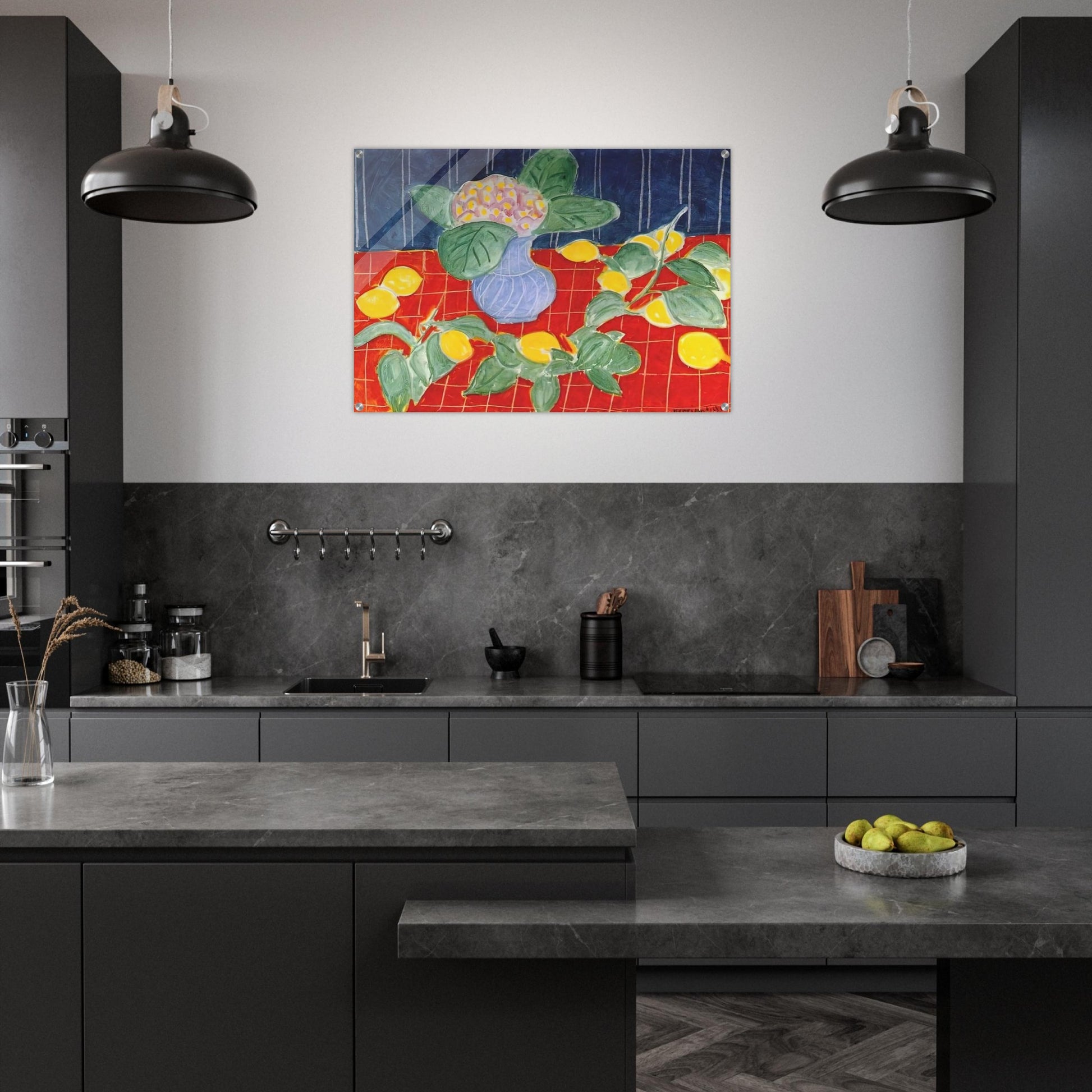 LEMONS AND SAXIFRAGES 1943 - Henri Matisse Acrylic Print - 70x100 cm / 28x40″ inches