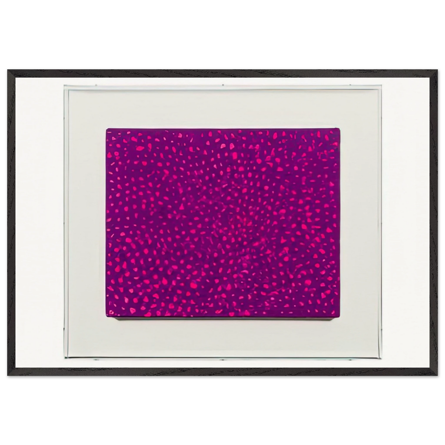 NETS 70 - Yayoi Kusama Framed Art Print – Black Wooden Frame - Default Title - -Framed Art Print