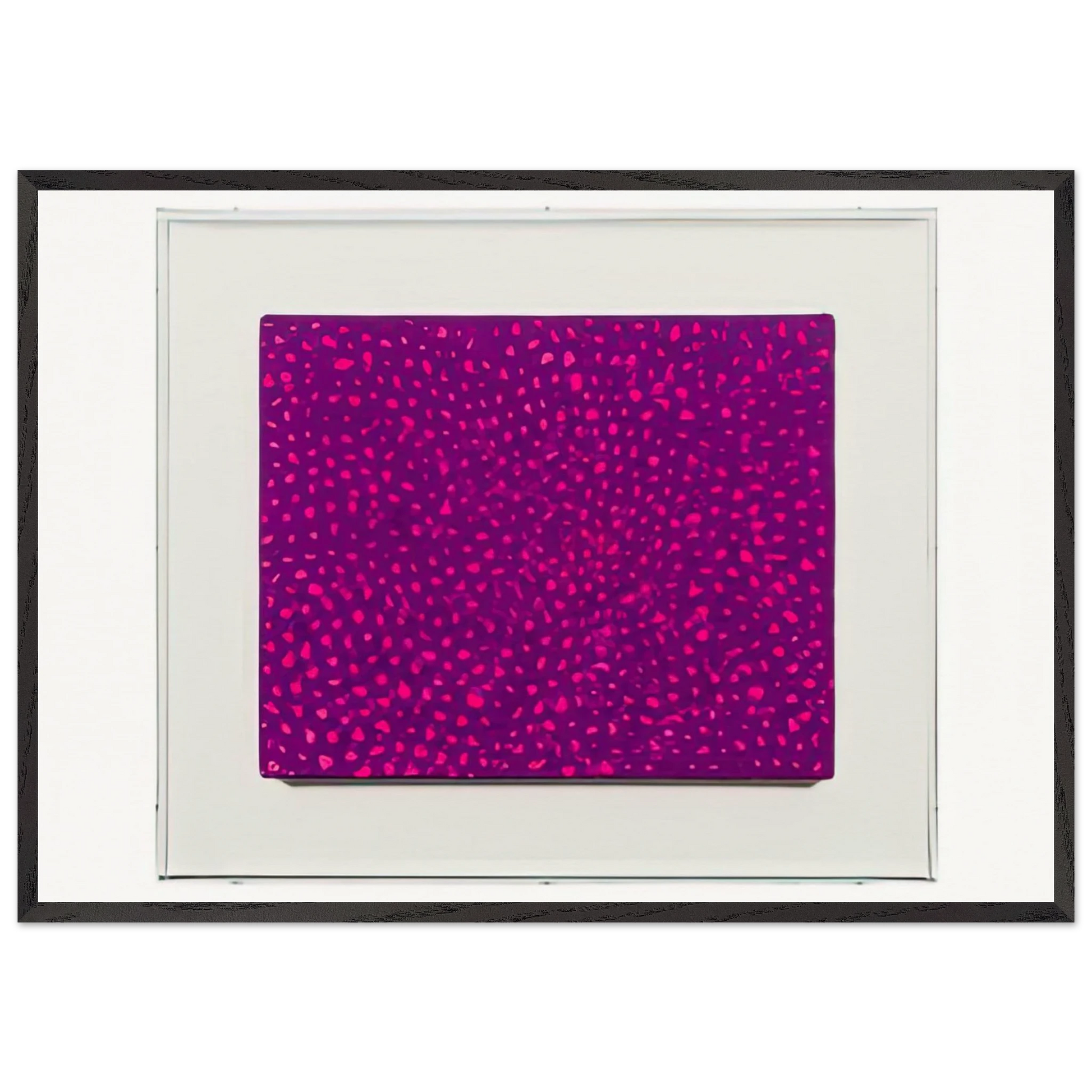 NETS 70 - Yayoi Kusama Framed Art Print – Black Wooden Frame - Default Title - -Framed Art Print