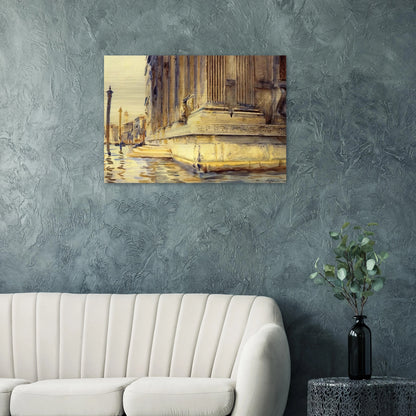 Palazzo Grimani - John Singer Sargent Brushed Aluminum Print - 70x100 cm / 28x40 inches | John Singer Sargent Aluminum Print | John Singer Sargent Prints