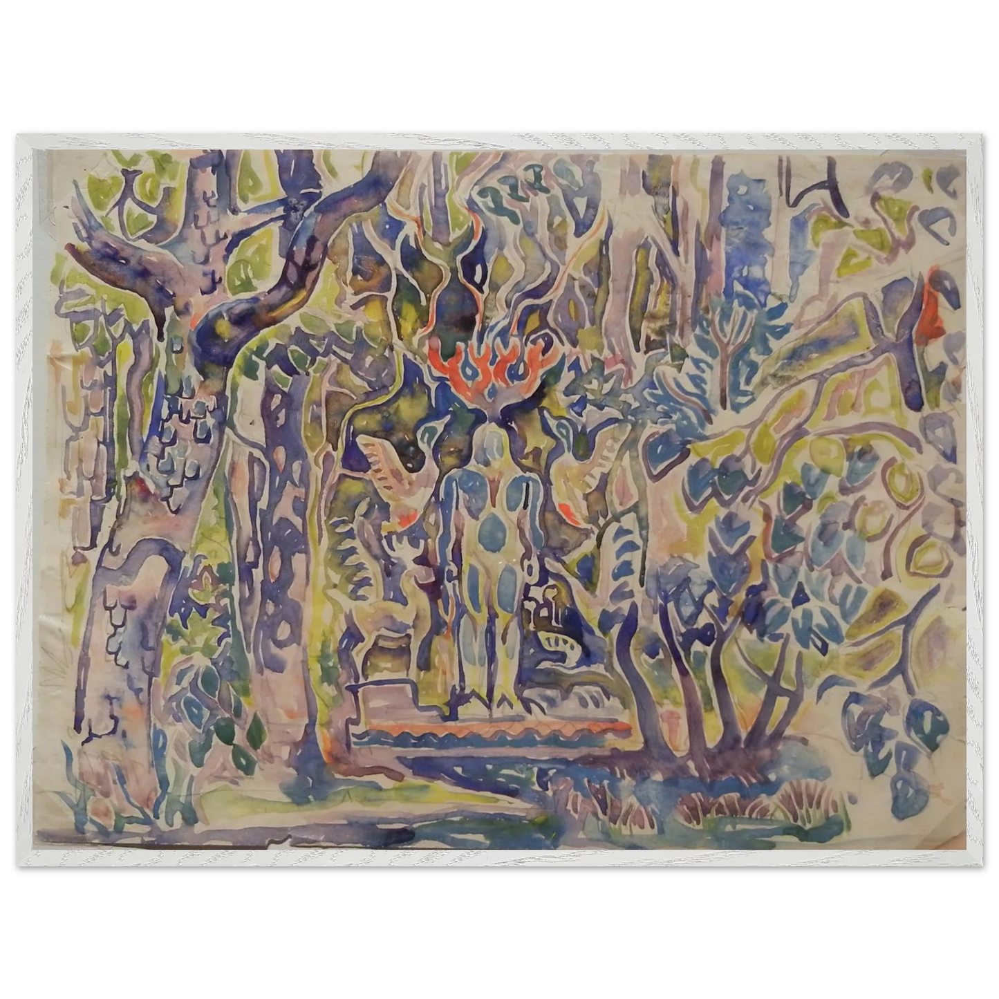 Walter Inglis Anderson - Walter Anderson Wall art - A3 (29.7 x 42  cm) - Premium Wooden Framed Poster With Fine Art Paper - White frame