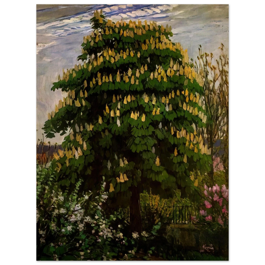 Frantisek Kupka - The chestnut tree in blossom Fine Art Poster - Default Title