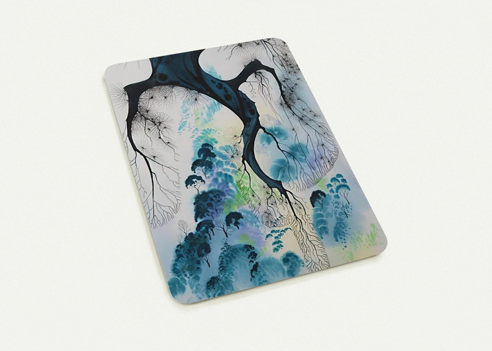 Coastline By Eyvind Earle Pack of 10 Post Cards | Eyvind Earle Post Cards | A6 (10.5 x 14.8 cm) - 4.1 x 5.8 inches